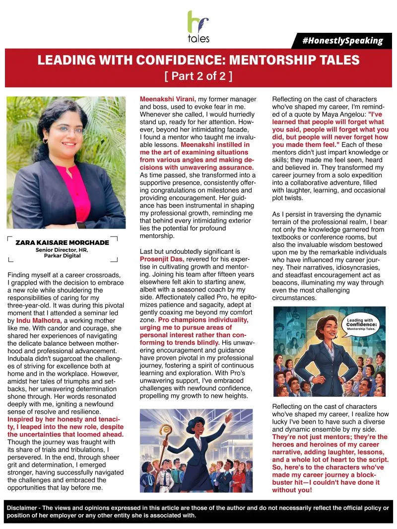 Leading with Confidence Mentorship Tales