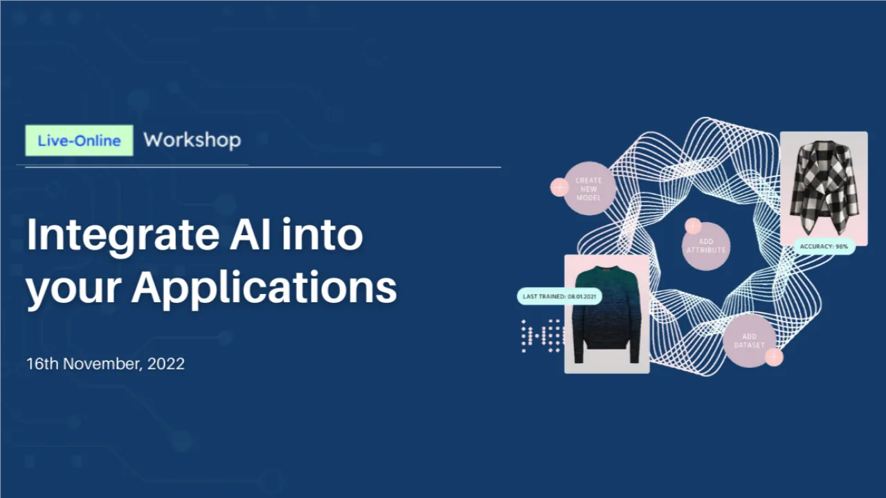 Integrate AI into your Applications webinar